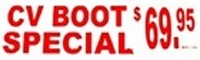 CV Boot Special $69.95 includes New CV Boot and Labor - Most Cars and Trucks